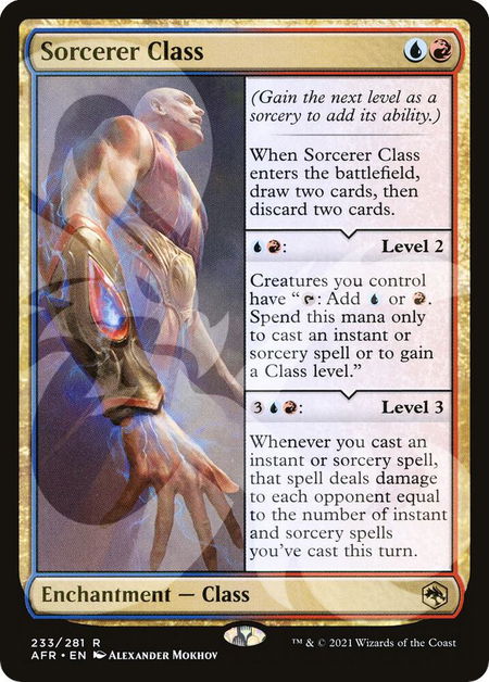 Sorcerer Class - AFR Ampersand Promos Magic: The Gathering trading card