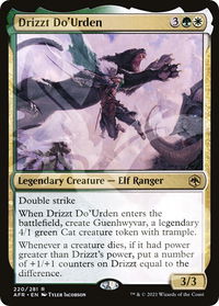 Drizzt Do'Urden - AFR Ampersand Promos (AFR&) #220a - Rare Magic: The Gathering Trading Card