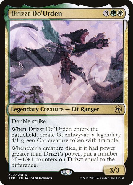 Drizzt Do'Urden - AFR Ampersand Promos Magic: The Gathering trading card