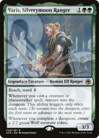 Varis, Silverymoon Ranger - AFR Ampersand Promos (AFR&) #209a - Rare Magic: The Gathering Trading Card