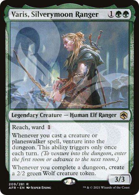 Varis, Silverymoon Ranger - AFR Ampersand Promos Magic: The Gathering trading card