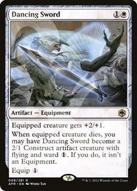 Dancing Sword - AFR Ampersand Promos (AFR&) #8a - Rare Magic: The Gathering Trading Card