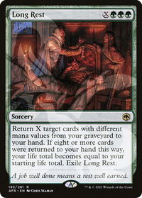 Long Rest - AFR Ampersand Promos (AFR&) #193a - Rare Magic: The Gathering Trading Card