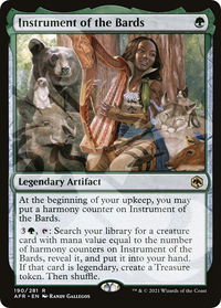 Instrument of the Bards - AFR Ampersand Promos (AFR&) #190a - Rare Magic: The Gathering Trading Card