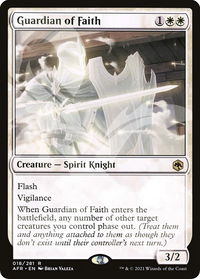 Guardian of Faith - AFR Ampersand Promos (AFR&) #18a - Rare Magic: The Gathering Trading Card
