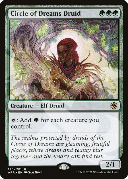 Circle of Dreams Druid - AFR Ampersand Promos Magic: The Gathering trading card