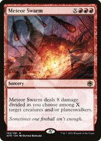 Meteor Swarm - AFR Ampersand Promos (AFR&) #155a - Rare Magic: The Gathering Trading Card