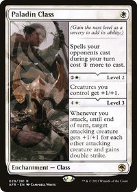 Paladin Class - AFR Ampersand Promos (AFR&) #29a - Rare Magic: The Gathering Trading Card