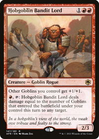 Hobgoblin Bandit Lord - AFR Ampersand Promos (AFR&) #147a - Rare Magic: The Gathering Trading Card