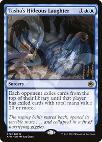 Tasha's Hideous Laughter - AFR Ampersand Promos (AFR&) #78a - Rare Magic: The Gathering Trading Card