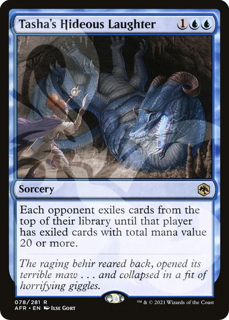 Tasha's Hideous Laughter - AFR Ampersand Promos Magic: The Gathering trading card