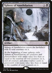 Sphere of Annihilation - AFR Ampersand Promos (AFR&) #121a - Rare Magic: The Gathering Trading Card
