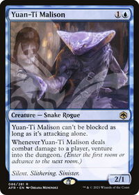 Yuan-Ti Malison - AFR Ampersand Promos (AFR&) #86a - Rare Magic: The Gathering Trading Card