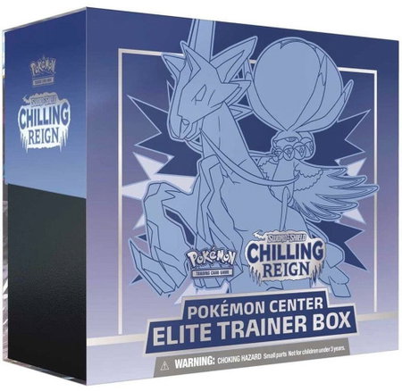 Chilling Reign Pokemon Center Elite Trainer Box [Ice Rider Calyrex] (Exclusive) - SWSH06: Chilling Reign Pokémon trading card