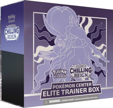 Chilling Reign Pokemon Center Elite Trainer Box [Shadow Rider Calyrex] (Exclusive) - SWSH06: Chilling Reign Pokémon trading card