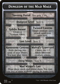 Dungeon of the Mad Mage // Tomb of Annihilation Double-Sided Token - Adventures in the Forgotten Realms (AFR) #20 // 22 - Token Magic: The Gathering Trading Card