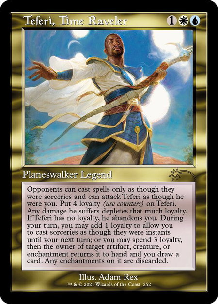 Teferi, Time Raveler - Secret Lair Drop Series Magic: The Gathering trading card