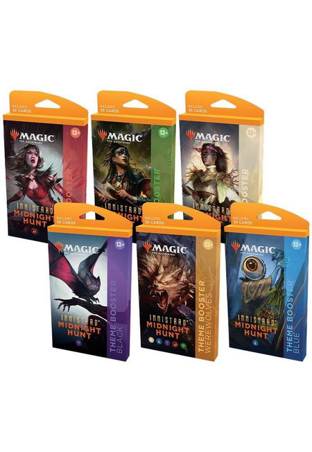 Innistrad: Midnight Hunt - Theme Booster [Set of 6] - Innistrad: Midnight Hunt Magic: The Gathering trading card