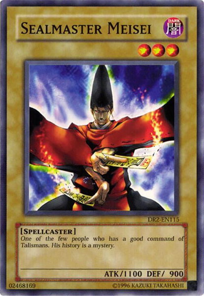 Sealmaster Meisei trading card from Dark Revelation Volume 2 Sealmaster Meisei - Dark Revelation Volume 2 YuGiOh trading card