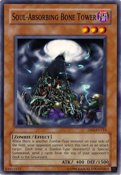 Soul-Absorbing Bone Tower trading card from Dark Revelation Volume 2 Soul-Absorbing Bone Tower - Dark Revelation Volume 2 YuGiOh trading card