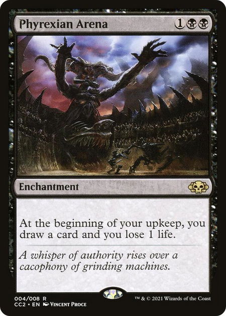 Phyrexian Arena - Commander Collection: Black Magic: The Gathering trading card
