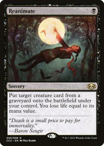 Reanimate - Commander Collection: Black (CC2) #5 - Rare Magic: The Gathering Trading Card