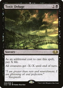 Toxic Deluge - Commander Collection: Black (CC2) #6 - Rare Magic: The Gathering Trading Card