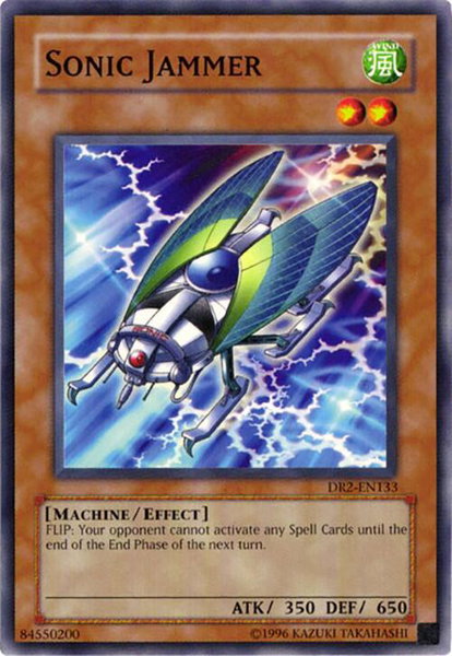 Sonic Jammer trading card from Dark Revelation Volume 2 Sonic Jammer - Dark Revelation Volume 2 YuGiOh trading card