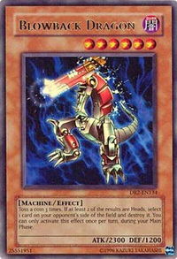 Blowback Dragon - Dark Revelation Volume 2 (DR2) #DR2-EN134 - Ultra Rare YuGiOh Trading Card