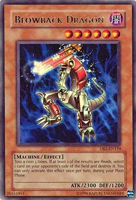 Blowback Dragon - Dark Revelation Volume 2 YuGiOh trading card