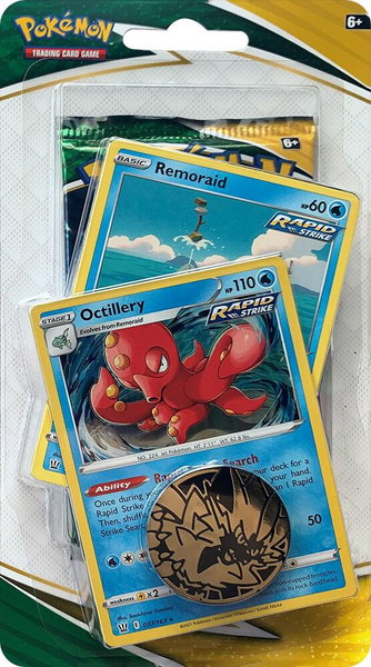 Evolving Skies Single Pack Blister [Octillery] - SWSH07: Evolving Skies Pokémon trading card
