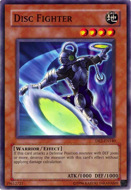 Disc Fighter trading card from Dark Revelation Volume 2 Disc Fighter - Dark Revelation Volume 2 YuGiOh trading card
