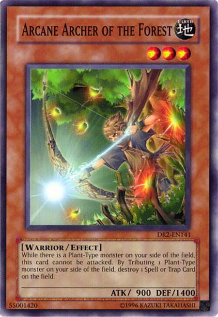 Arcane Archer of the Forest - Dark Revelation Volume 2 YuGiOh trading card
