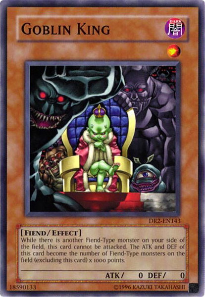 Goblin King trading card from Dark Revelation Volume 2 Goblin King - Dark Revelation Volume 2 YuGiOh trading card