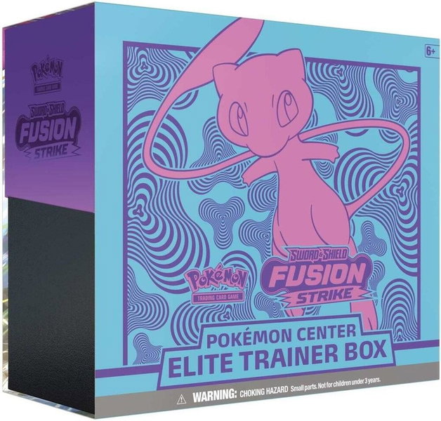 Fusion Strike Pokemon Center Elite Trainer Box (Exclusive) trading card from SWSH08: Fusion Strike Fusion Strike Pokemon Center Elite Trainer Box (Exclusive) - SWSH08: Fusion Strike Pokémon trading card