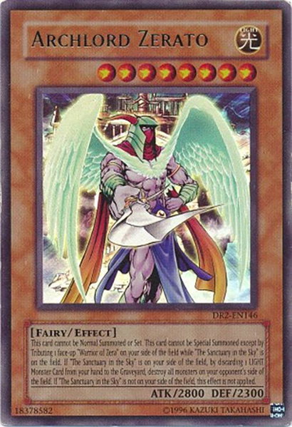 Archlord Zerato trading card from Dark Revelation Volume 2 Archlord Zerato - Dark Revelation Volume 2 YuGiOh trading card
