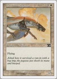 Armored Pegasus - Classic Sixth Edition (6ED) #5 - Common Magic: The Gathering Trading Card