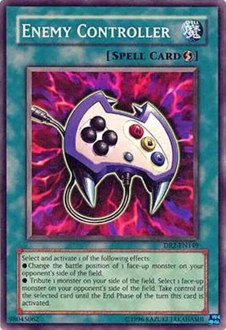 Enemy Controller trading card from Dark Revelation Volume 2 Enemy Controller - Dark Revelation Volume 2 YuGiOh trading card