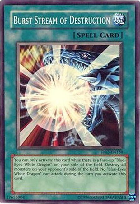 Burst Stream of Destruction - Dark Revelation Volume 2 YuGiOh trading card