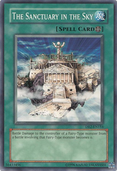 The Sanctuary in the Sky trading card from Dark Revelation Volume 2 The Sanctuary in the Sky - Dark Revelation Volume 2 YuGiOh trading card