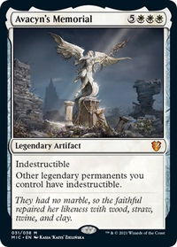 Avacyn's Memorial - Commander: Innistrad: Midnight Hunt (MIC) #31 - Mythic Magic: The Gathering Trading Card