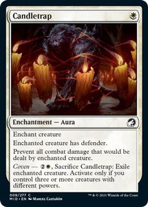 Candletrap - Innistrad: Midnight Hunt (MID) #9 - Common Magic: The Gathering Trading Card
