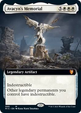 Avacyn's Memorial (Extended Art) - Commander: Innistrad: Midnight Hunt Magic: The Gathering trading card