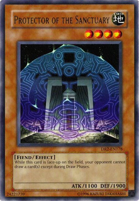 Protector of the Sanctuary trading card from Dark Revelation Volume 2 Protector of the Sanctuary - Dark Revelation Volume 2 YuGiOh trading card