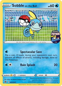 Sobble on the Ball - 005/005 (Pokemon Futsal) - Miscellaneous Cards & Products (MCAP) #005/005 - Promo Pokémon Trading Card