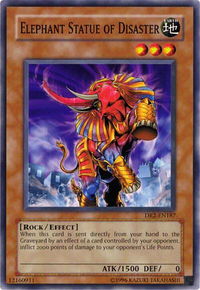 Elephant Statue of Disaster - Dark Revelation Volume 2 (DR2) #DR2-EN187 - Common / Short Print YuGiOh Trading Card