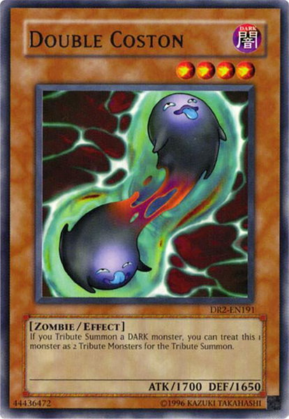 Double Coston trading card from Dark Revelation Volume 2 Double Coston - Dark Revelation Volume 2 YuGiOh trading card