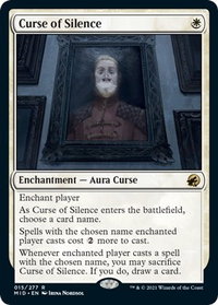 Curse of Silence - Innistrad: Midnight Hunt (MID) #15 - Rare Magic: The Gathering Trading Card