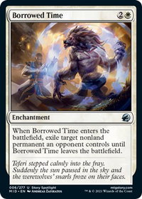 Borrowed Time - Innistrad: Midnight Hunt (MID) #6 - Uncommon Magic: The Gathering Trading Card