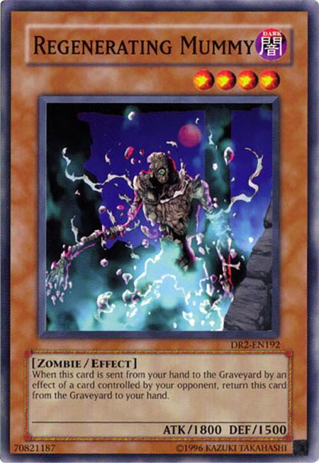 Regenerating Mummy - Dark Revelation Volume 2 YuGiOh trading card